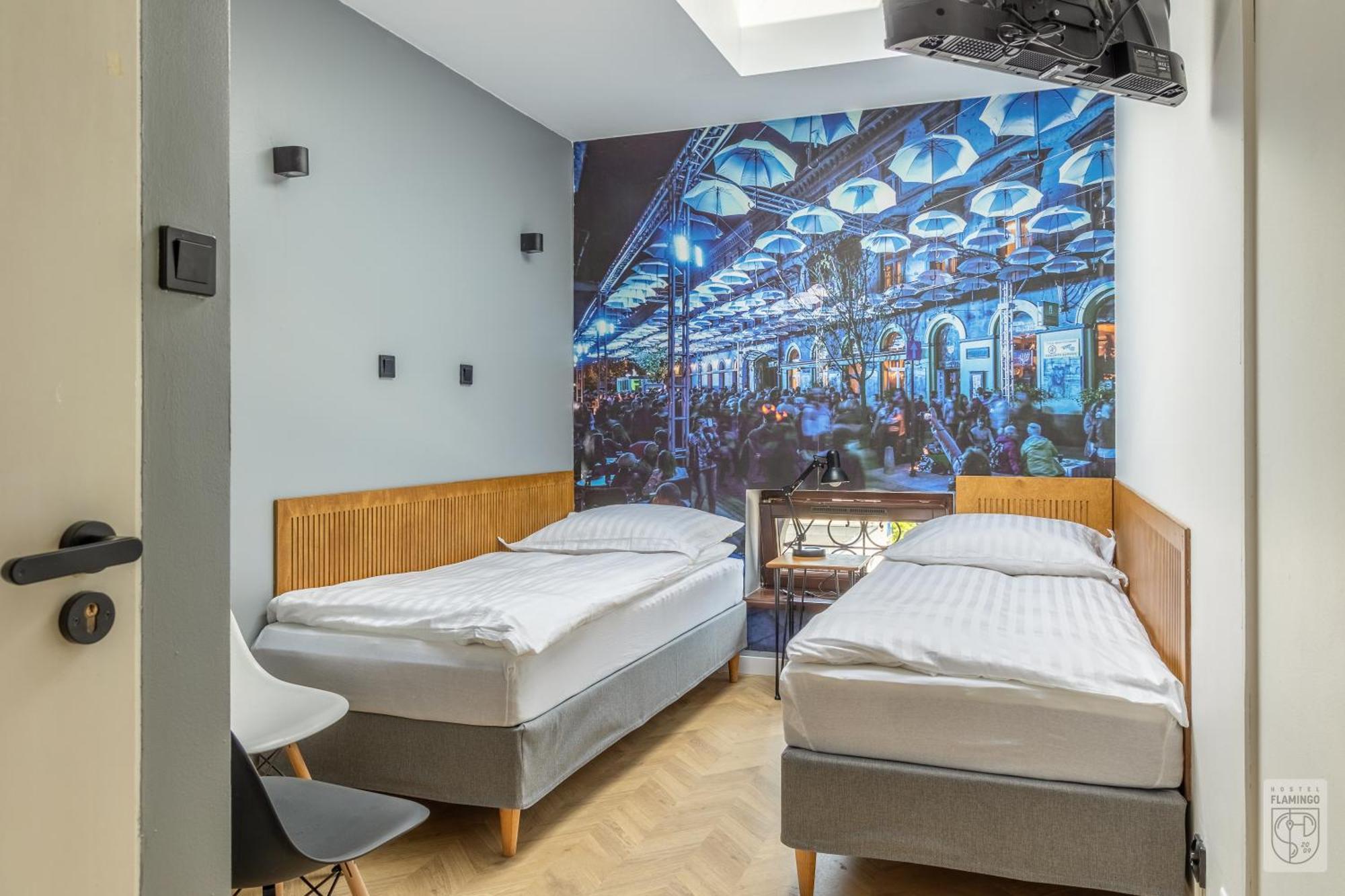 Hostel Flamingo Centrum Łódź Esterno foto