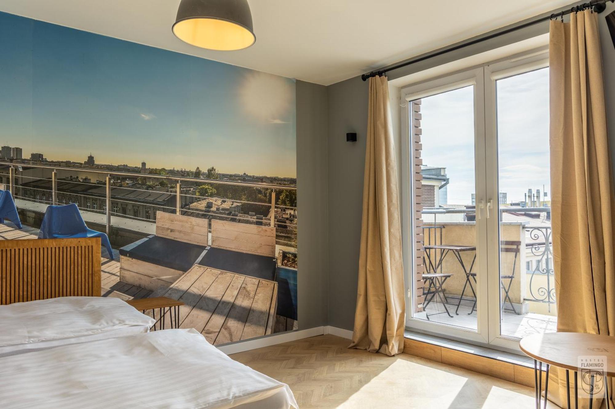 Hostel Flamingo Centrum Łódź Esterno foto