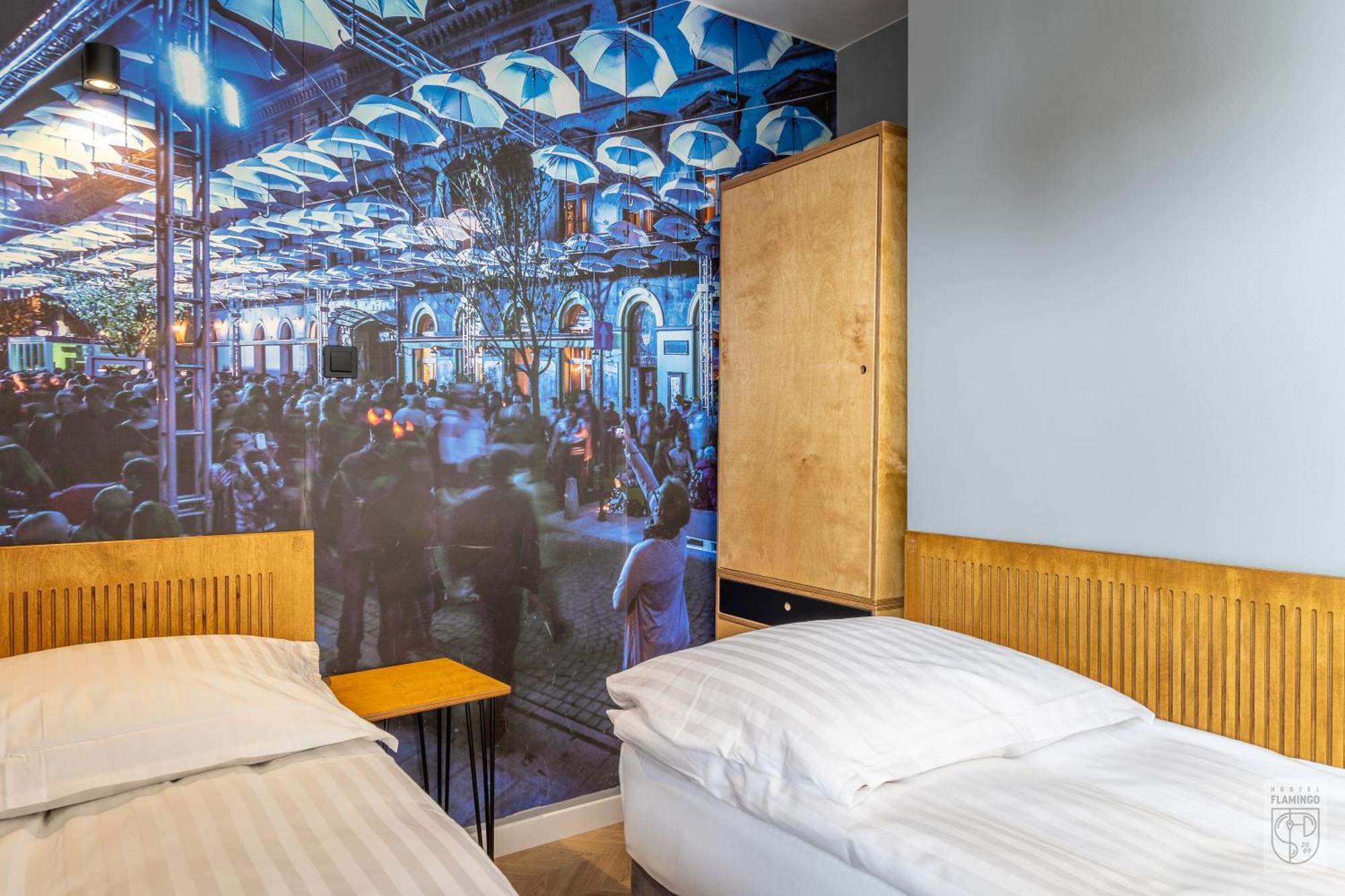 Hostel Flamingo Centrum Łódź Esterno foto