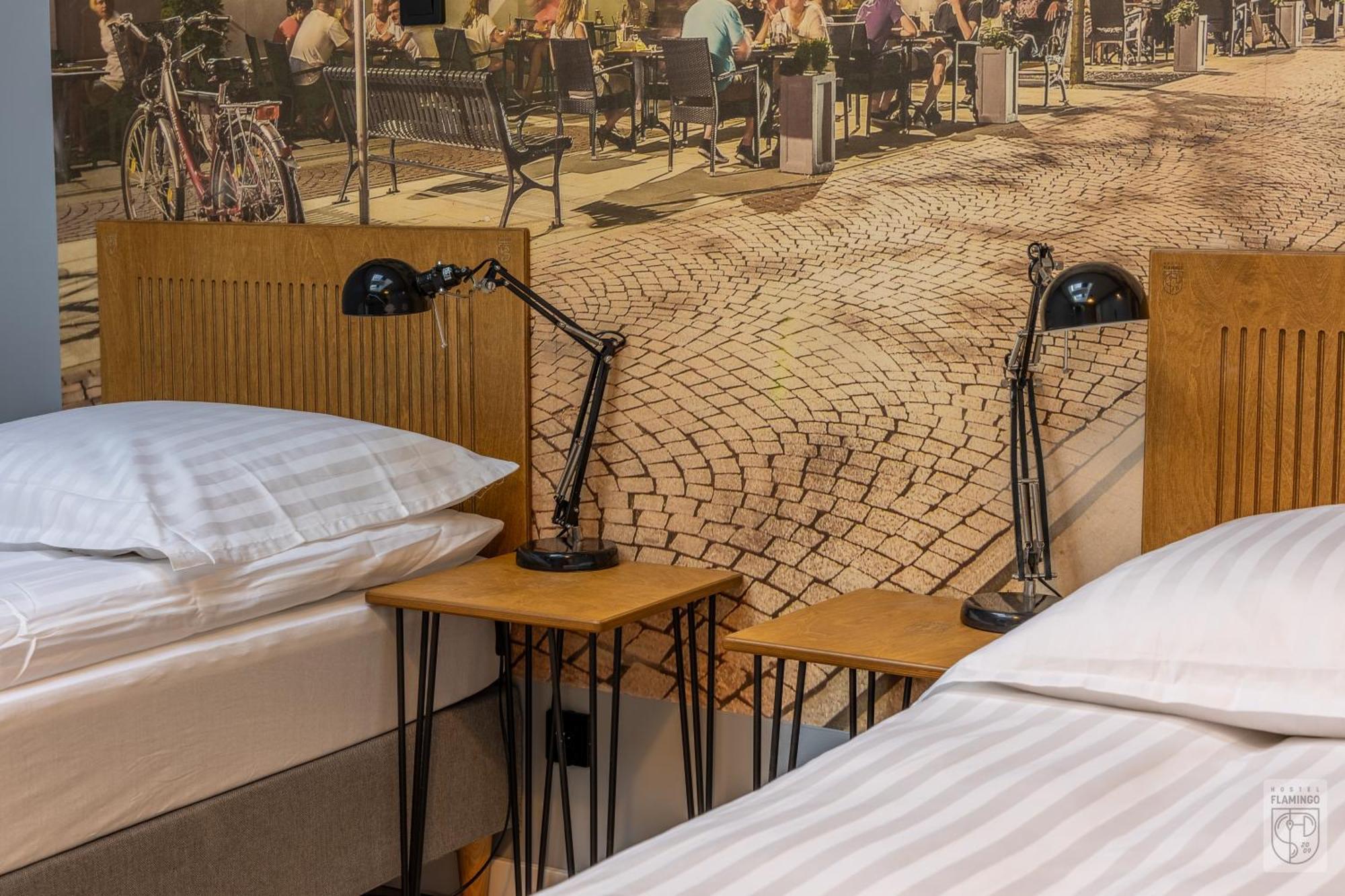 Hostel Flamingo Centrum Łódź Esterno foto